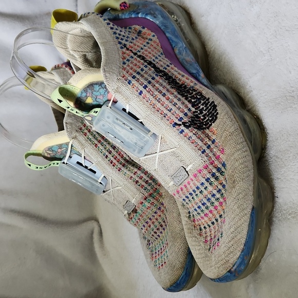 Nike Air Vapormax 2020 FK Pure Platinum Multicolor Women's 7 CJ6740-001 - Picture 1 of 8